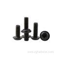 M4 M5 black oxide carbon steel Phillips Pan Head Screw With Collar